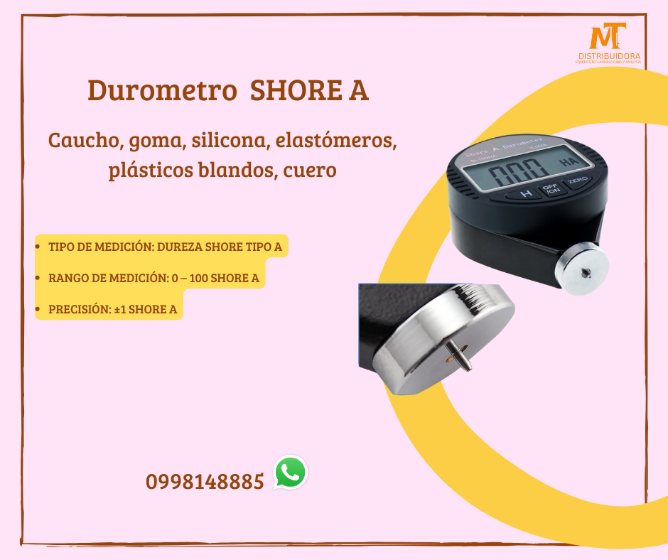 Durómetro Digital Shore Tipo A