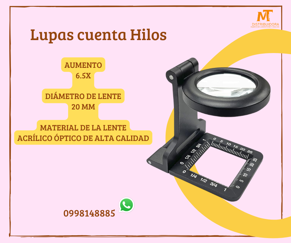  Lupa Cuenta Hilos LT60 6.5X