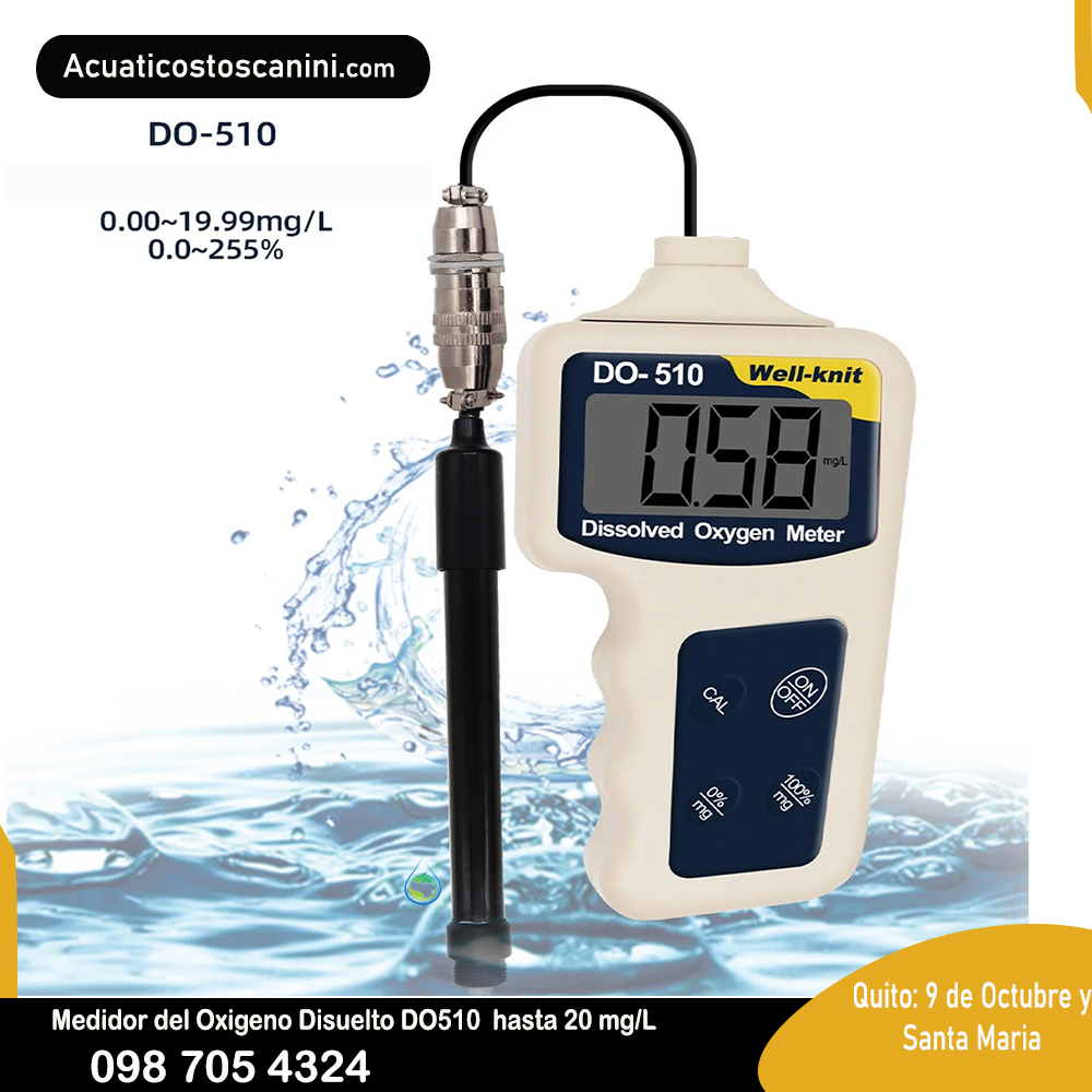 Medidor De Oxígeno Disuelto Profesional DO 510