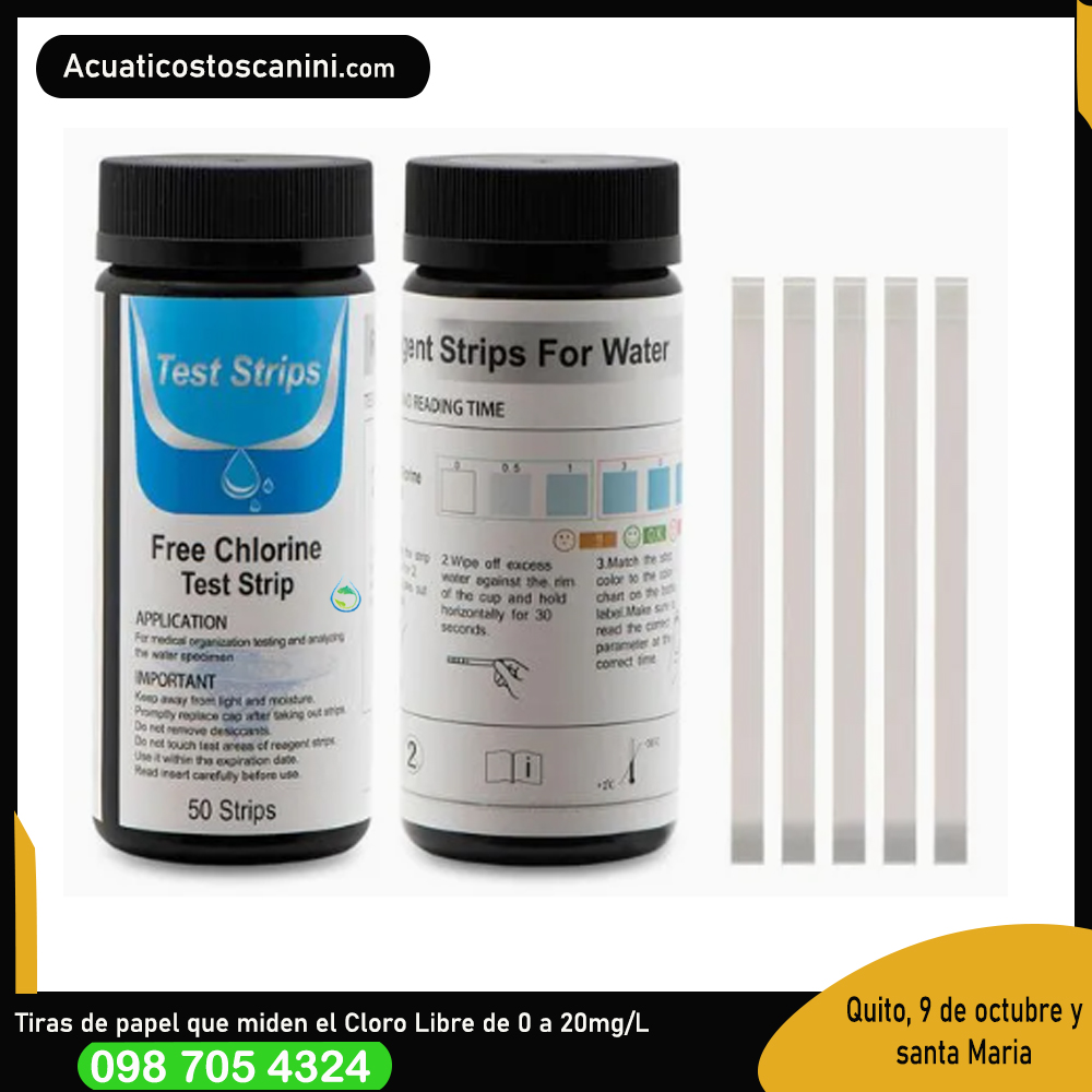 Test Cloro Libre 0- 20 mg/L